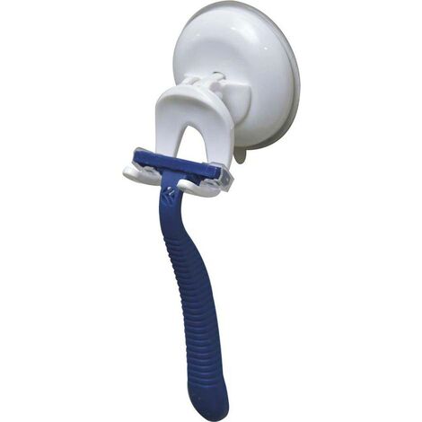 Porta rasoio pp su ventosa - bianco - Tendance (1/2)