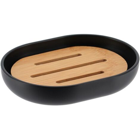 Portasapone Ovale In Bambù Naturale – Multiuso Per Bagno E Cucina – Vassoio Per Sapone, Gioielli, Snack O Tè – 17,5x8,8 Cm