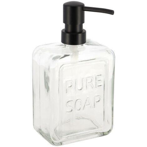 Dispenser in vetro per sapone puro 550 ml - trasparente - Tendance