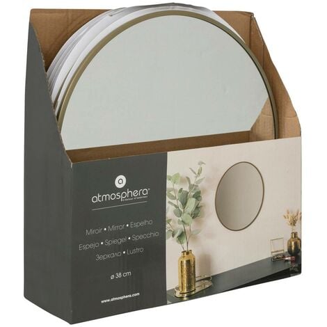 Specchio rotondo alice d38cm oro - Atmosphera créateur d'intérieur
