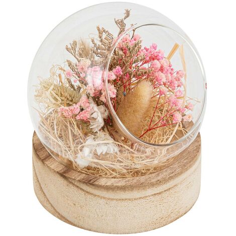 Composizione palla fiori secchi d12cm pria - Atmosphera créateur d'intérieur