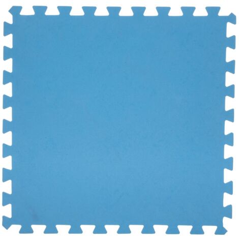 Piastrelle Pavimento Schiuma EVA 61x61 Cm - Grigio Scuro, Spessore 12 Mm, 4 Pezzi Per Garage/Officina