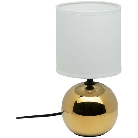 Lampada in ceramica timéo h25cm oro - Atmosphera créateur d'intérieur
