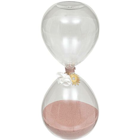 Clessidra in vetro floral h20cm - Atmosphera créateur d'intérieur (1/5)