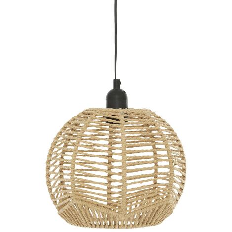 Lampada a sospensione caren d24cm beige - Atmosphera créateur d'intérieur (1/4)