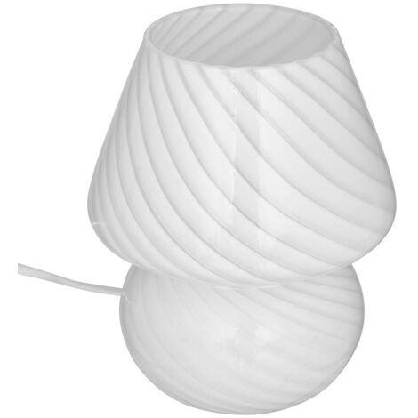 Lampada a fungo cara h18cm bianco - Atmosphera créateur d'intérieur