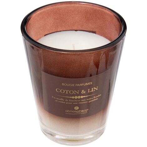 Candela profumata alma 270g in vetro cotone - Atmosphera créateur d'intérieur (1/2)