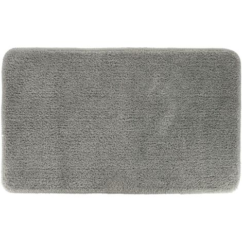 Tappeto in morbida microfibra con supporto in lattice 45x75 cm - grigio chiaro - Tendance (1/2)