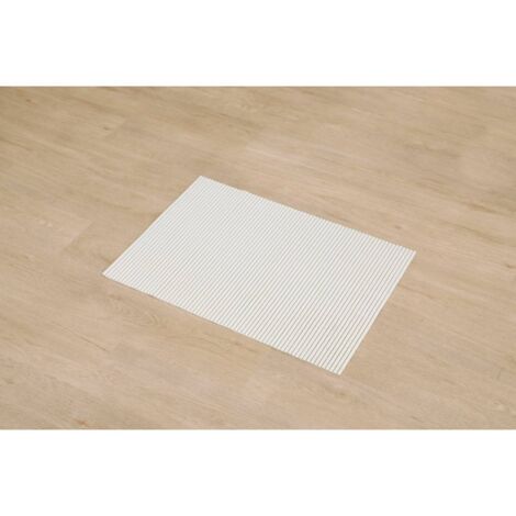 Tappeto antiscivolo in pvc 50x70 cm - bianco - Tendance