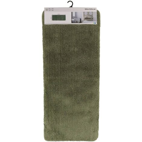 Tendance - Tappeto bicolore in poliestere e cotone 45x120 cm - grigio-nero | Leroy Merlin