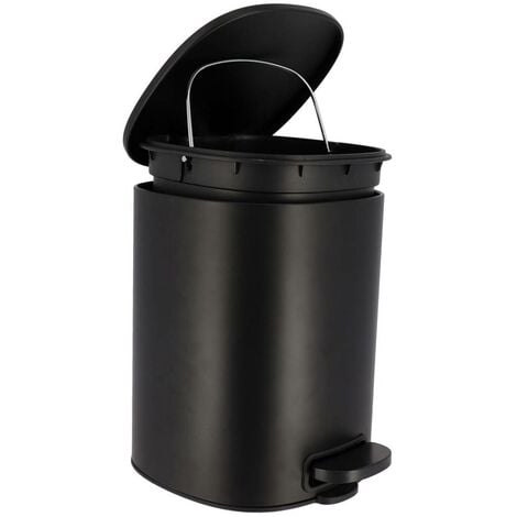 Cestino Metallo 3L Five - Soft Close, Colore Bianco - Foto 3