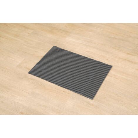 Tappeto antiscivolo in pvc 50x70 cm - grigio - Tendance (1/2)