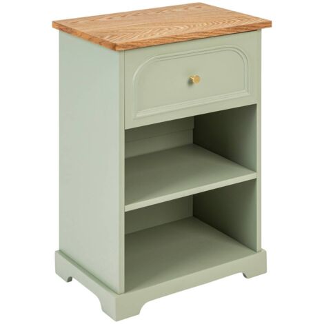 Comodino mohéa verde celadon h67cm - Atmosphera créateur d'intérieur (1/5)