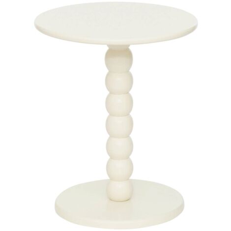 Tavolino chamlo bianco avorio d38cm - Atmosphera créateur d'intérieur