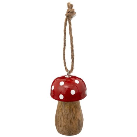 Fungo soggetto in vaso di legno rosso - Feeric lights & christmas (1/2)