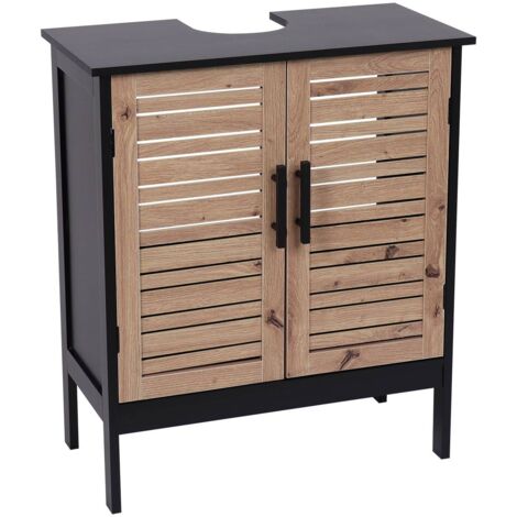 Mobiletto a 2 ante in mdf con 1 ripiano interno - bergen - Tendance (1/4)