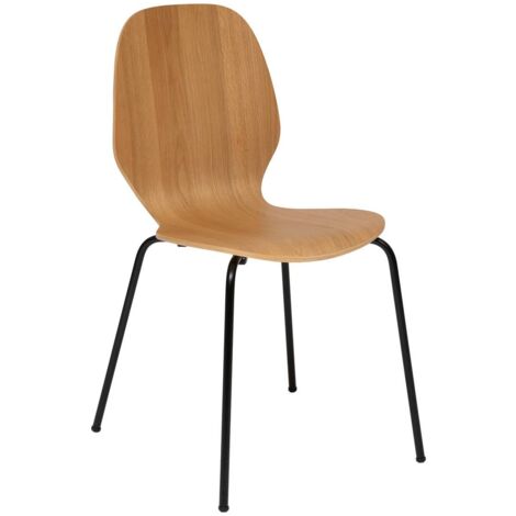 Sedia ouro in hevea e rovere - Atmosphera créateur d'intérieur (1/3)