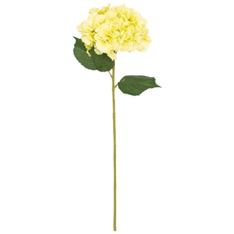 Stelo di ortensia artificiale serata verde chiaro h83cm - Atmosphera créateur d'intérieur (1/2)