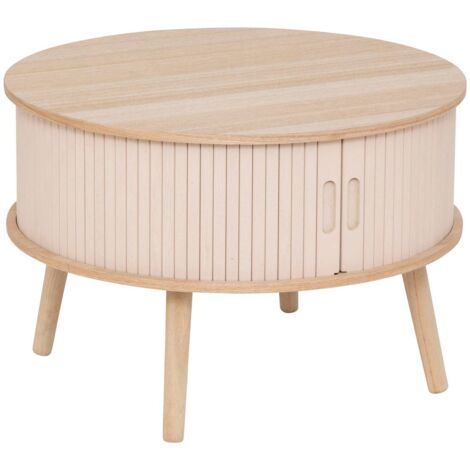 Tavolino kumi bianco 40x37x37cm - Atmosphera créateur d'intérieur