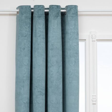 Tenda Oscurante Otto In Velluto Grigio - Atmosphaera - 140x260 Cm | Perfetta Per Camere Da Letto E Soggiorno