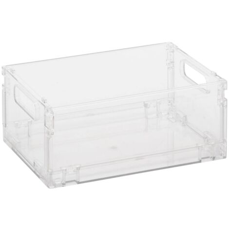Scatola Di Plastica Con Manico E Compartimenti Aggiuntivi Per Vari Piccoli Articoli. Scatola