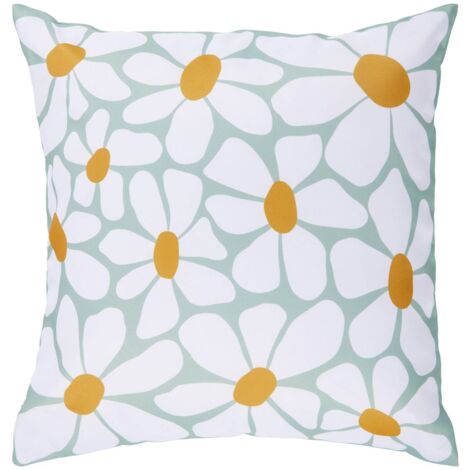 Copricuscino per esterni talia verde celeste 40x40cm - Atmosphera créateur d'intérieur (1/4)