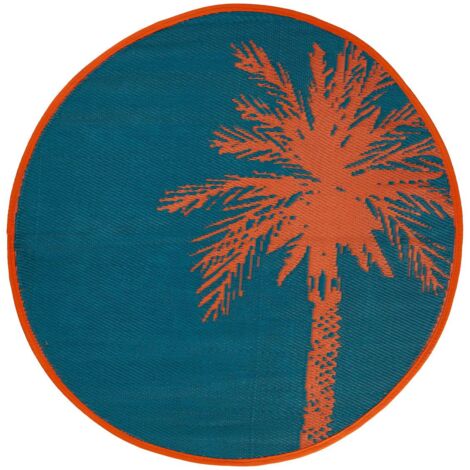 Tappeto da esterno yucatan blu anatra d120cm - Atmosphera créateur d'intérieur