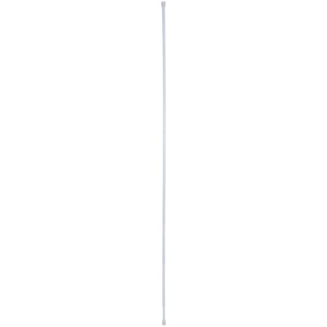 Asta doccia in acciaio inox 105-250cm - bianco - Tendance (1/4)