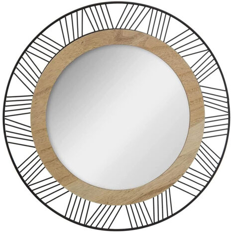 ATMOSPHERA CREATEUR D'INTERIEUR - Specchio Goutte in Metallo Dorato 28x39cm