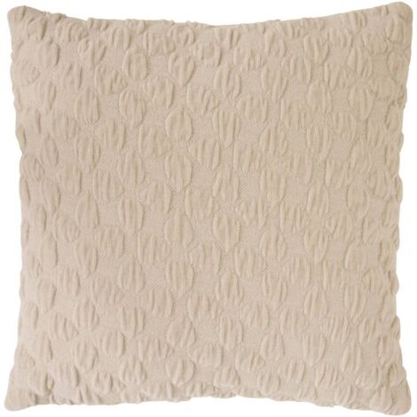 Cuscino nova in lino beige 40x40cm - Atmosphera créateur d'intérieur (1/3)