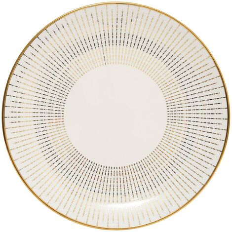 Piatto piano lunis rotondo, diametro 26 cm, dorato - Atmosphera créateur d'intérieur (1/3)