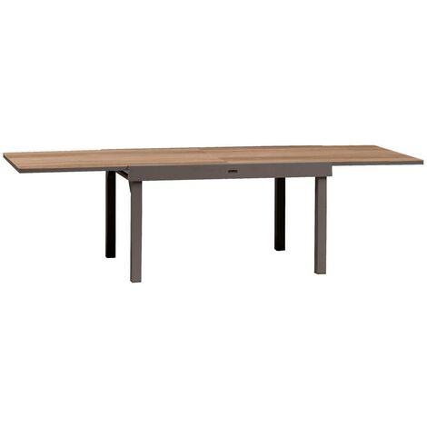 Hespéride Poltrona Da Giardino Impilabile Piazza – Alluminio Trattato, Colore Lino E Tonka, Seduta In Texaline, 56x65x87 Cm - 3