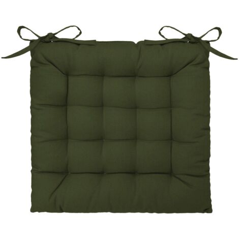 Coprisedia verde cachi 38x38cm - Atmosphera créateur d'intérieur