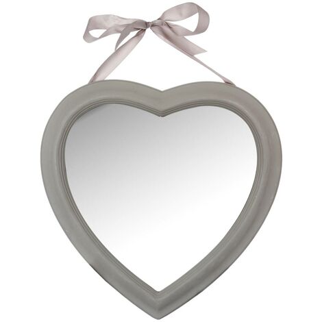 Specchio a cuore Alexia 40x40cm - Taupe - Atmosphera créateur d'intérieur