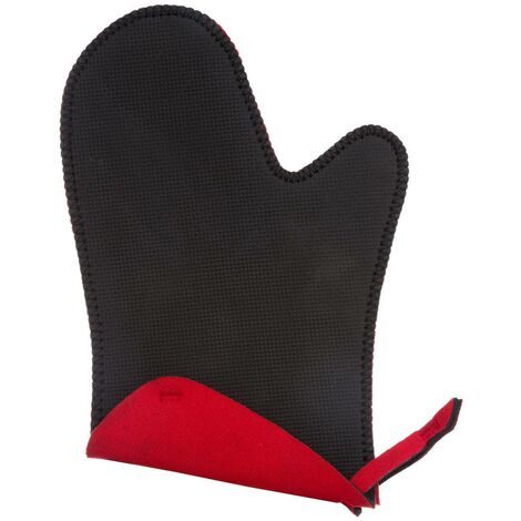 Guanto da cucina in neoprene nero e rosso - 5five (1/5)
