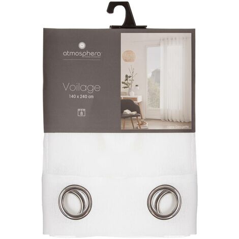 Atmosphera - Devo bianco velato 140x240cm | Leroy Merlin