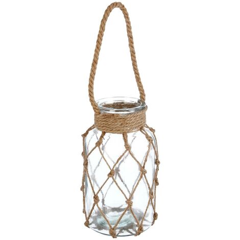 Lampada LED vintage in vetro H20cm
