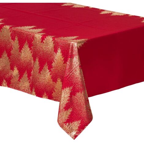 Tovaglia di natale colorama de noël motivo abete 140x360cm - Feeric lights & christmas