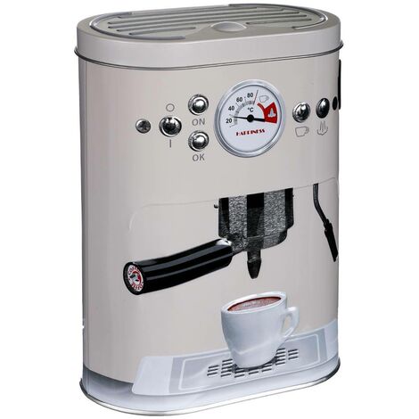 Scatola Per Caff&egrave; In Metallo - Vintage Style - Perfecta Per Conservare Il Caff&egrave; O Come Oggetto Decorativo