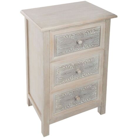 Cassettiera Hina bianca 3 cassetti - Atmosphera créateur d'intérieur (1/5)