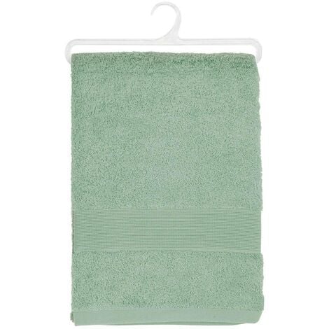 Lenzuolo da bagno essentiel in cotone verde 100x150cm - 100 x 150 -  Atmosphera créateur d'intérieur