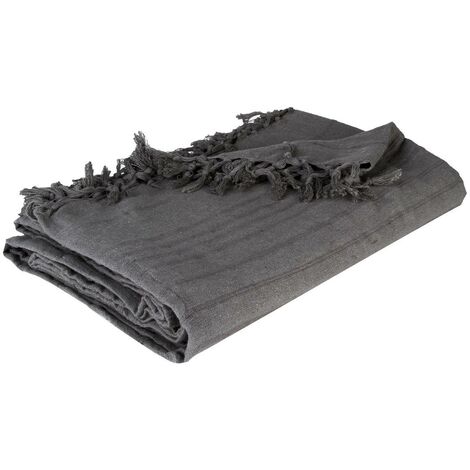Copriletto vintage grigio 160x220 cm