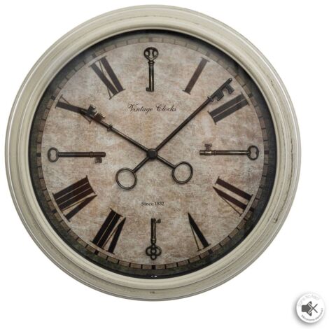 ATMOSPHERA - Sveglia Cathy Design Bianco 14x14cm, Silenziosa E Compatta - 3