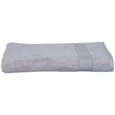 Lenzuolo da bagno in cotone grigio tortora Essentiel 100x150cm - Atmosphera créateur d'intérieur