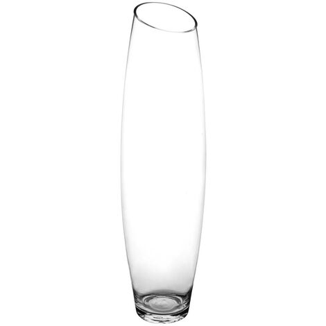 Vaso cilindrico in vetro trasparente Ø 12 cm h. 15 cm