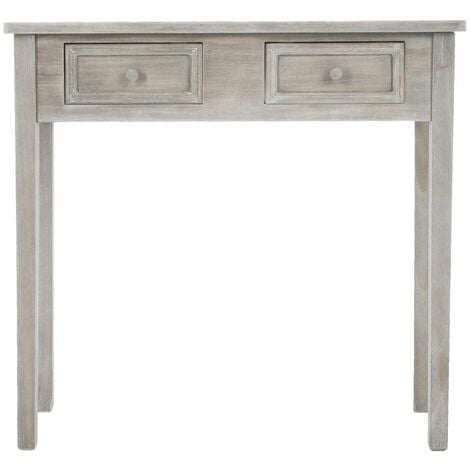 Consolle in legno sbiancato Charme L80cm - Atmosphera créateur d'intérieur