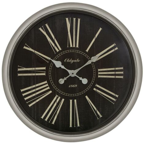 Orologio Jenna con modanatura D76cm - Argento - Atmosphera créateur d'intérieur (1/5)
