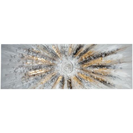 Tela dipinta Kylia sole 150x50cm - Modello a - Atmosphera créateur d'intérieur