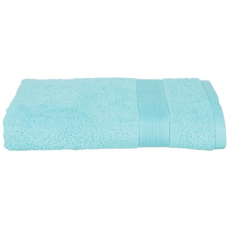 Lenzuolo doccia Praia in cotone blu turchese 70x130cm - Atmosphera créateur d'intérieur