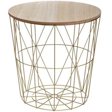 Tavolino Kumi oro D40cm - Atmosphera créateur d'intérieur